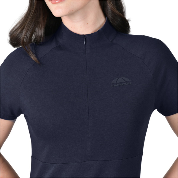 2026 WeatherBeeta Womens Bamboo Short Sleeve Performance Base Layer 1028843024 - Navy
